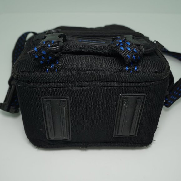 Samsonite Camcorder/Camera Bag Black/Blue #817BK - Picture 6 of 9